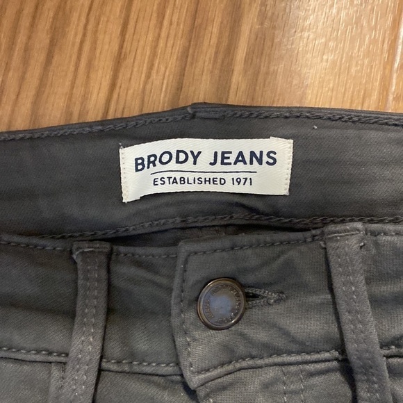 BRODY Women's High Rise  Ankle Skinny Dark Green Skinny Cargo Pants (Size 25) - Picture 5 of 12